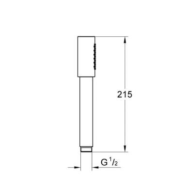 Ручной душ Grohe Rainshower Sena Stick 26465000) 3