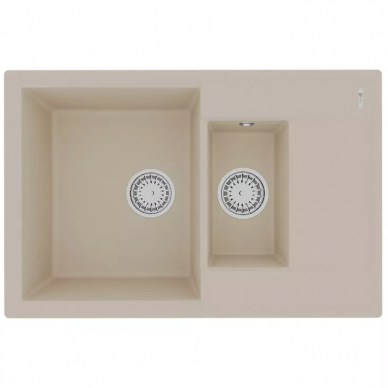 Мойка кухонная Lemark Ramza 760 (9910038) бежевый 0