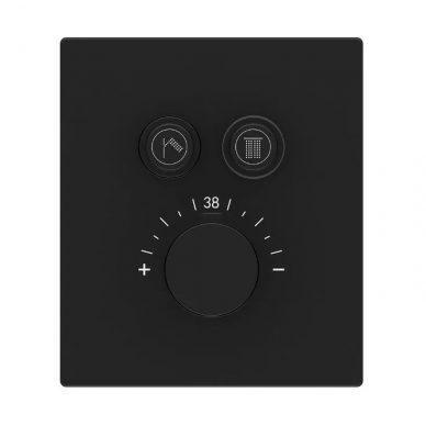 Душевая система Vincea Inspire (VSFW-3I21T1MB) встраиваемая термостатическая, двухрежимная, черный матовый 6