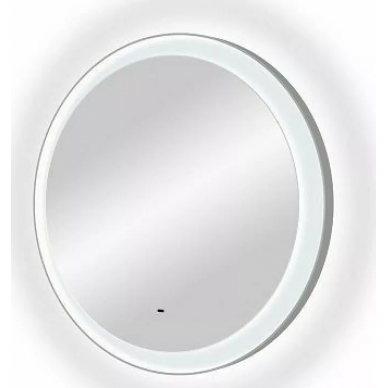 Зеркало Art&Max Napoli (AM-Nap-600-DS-F-White) (60x60 см) бесконтактный сенсор с LED подсветкой, bianco matt 5