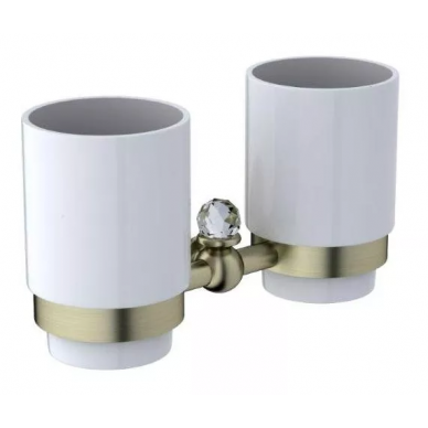 Стакан Art&Max Antic Crystal (AM-E-2688SJ-Br) бронза (двойной) 0