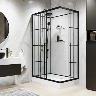 Душевая кабина Niagara Standart 100х80х225 см, без крыши 8
