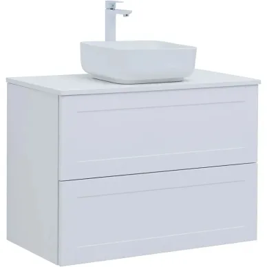 Тумба для ванной Aquanet Терра 313235 90 см, белая матовая 6