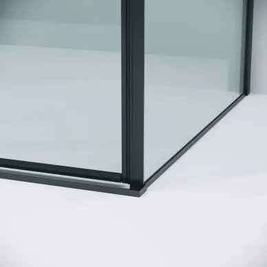 Душевой уголок Grossman Galaxy 110х70х195 см, стекло прозрачное/профиль чёрный матовый 5