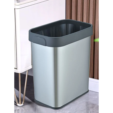 Ведро для мусора Welt Wasser Solid MT 12L, сталь матовая 1
