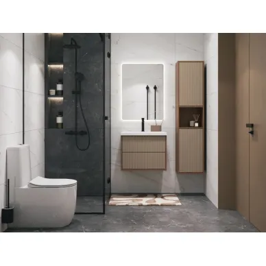 Тумба для раковины Cersanit CLASSIC RIBBLE 69277 подвесная 60 см, бежевая 9
