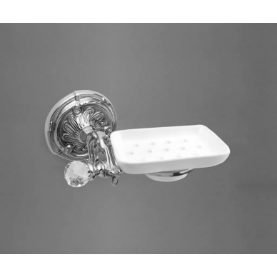 Мыльница Art&Max Barocco Crystal (AM-1786-Cr-C) хром 0