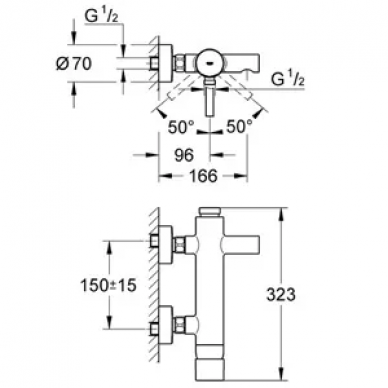 Смеситель для ванны Grohe Essence (33624000) 1