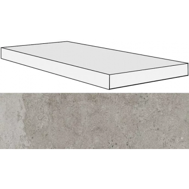 742258 La Roche Grey Ang.Gradino DX 33x120x3 0