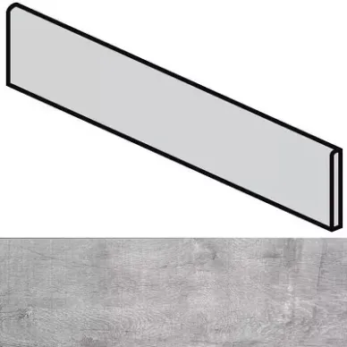 744830 Visions Grey Wood Battiscopa 4.6x60 0