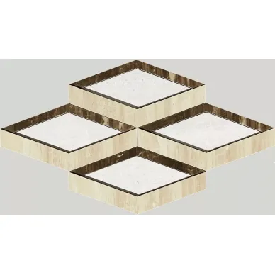 Nanoessence Beige Lappato Mosaico Brick 18.44x58 0