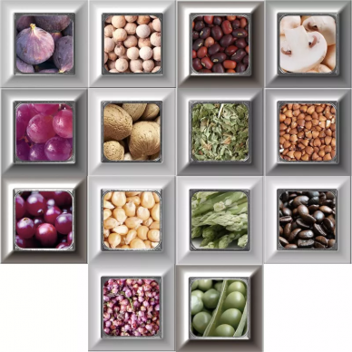 Decor Mix 14 pz Cube Cold Kitchen 10x10 0