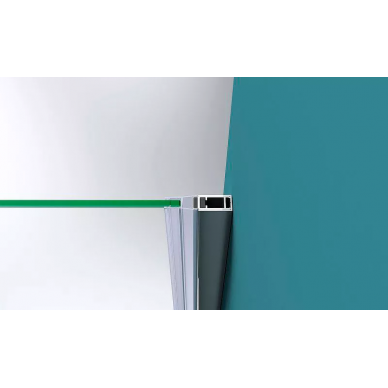 Душевая дверь BelBagno Kraft 90 (KRAFT-B-12-60/30-C-Cr-L) левая, профиль хром/стекло прозрачное 10