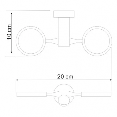 Держатель двойной Wasserkraft Donau (K-C177) хром 1