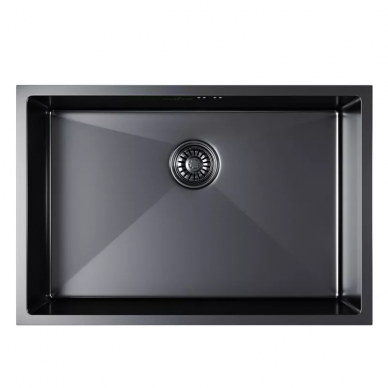 Мойка кухонная Mixline Pro (548573) 65х44, черный графит 9