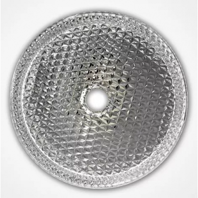 Раковина Comforty GL01, (36 см), прозрачное стекло 6
