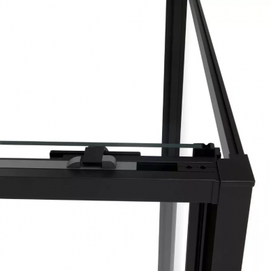 Душевой уголок Vincea Slim Soft (VSR-1SS9010CLB) 100х90х200 см, профиль чёрный/стекло прозрачное 5