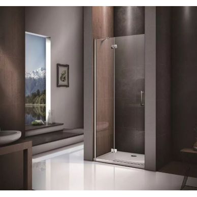 Душевая дверь Good Door Saturn WTW-110-C-CH-L (110x185 см) (левая) профиль хром/ стекло прозрачное 2