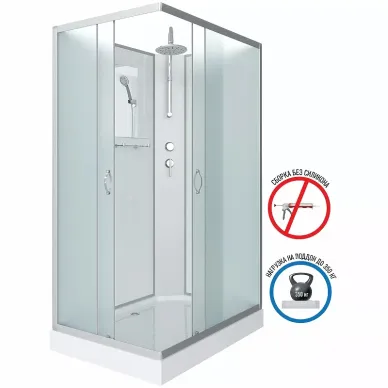 Душевая кабина Niagara Classic 110х80 (NG-43185-14QBKT) без гидромассажа 8