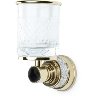 Стакан Boheme Aura (10244-G) настенный, золото 0
