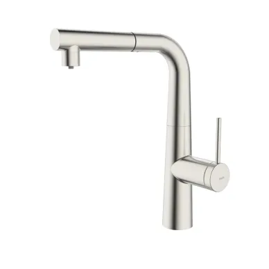 Смеситель для кухни Iddis Pure PURBNPFi05 с фильтром и выдвижным изливом, сатин 0