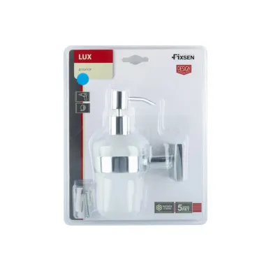 Дозатор для жидкого мыла Fixsen Lux Chrome FX-15012 хром 1