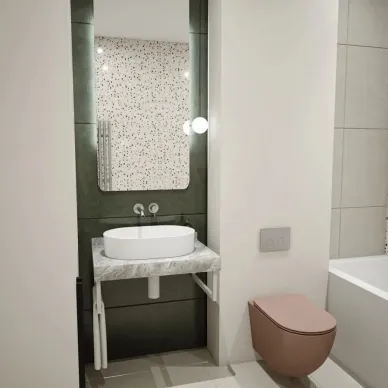 Столешница Teymi Helmi T150207 серый мрамор, 70 см 6