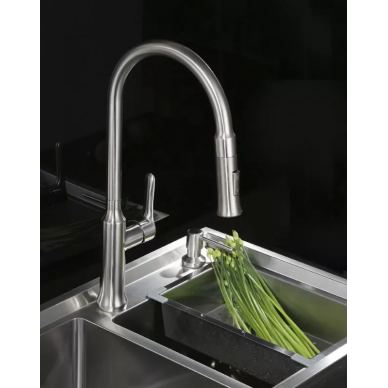 Смеситель для кухни BelBagno BB-LAM (BB-LAM38-IN) нержавеющая сталь 5