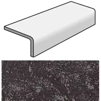 736291 Pietra del Nord Nero Elemento Elle Strutturato 20x30x6 0