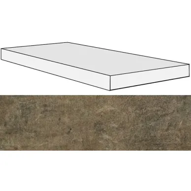 755970 Matieres Brun Ang.Gradino DX 33x120x3 0