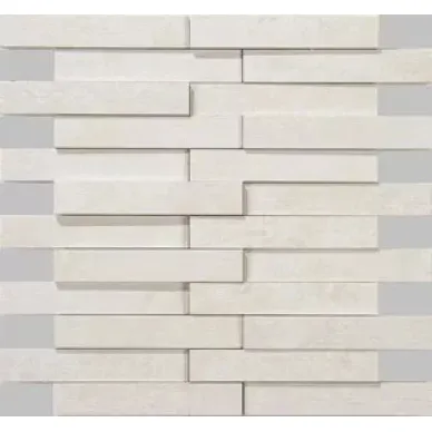 Evolution White Striato Mosaico Brick 29.75x28 0