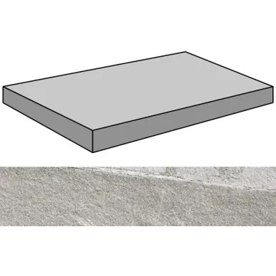 Materia Grey Flame Gradone Rec Ang 44.63x89.46 0