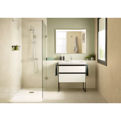 Тумба для ванной Roca Domi (857536806) (80 cм) белый глянцевый 8