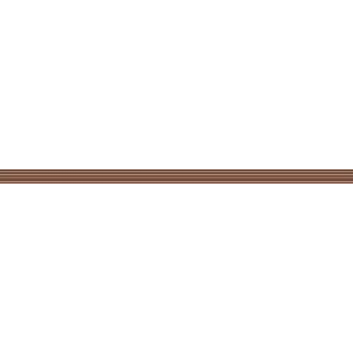Бордюр стеклянный Line Brown Strokes 2х50 0