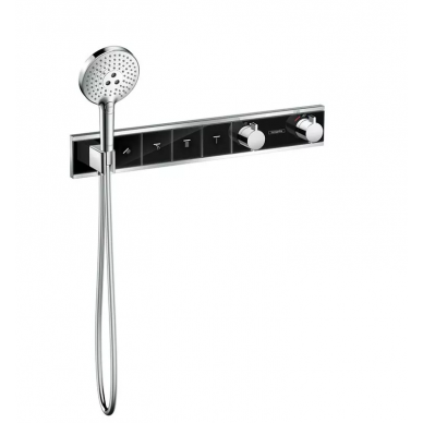 Термостат для душа Hansgrohe RainSelect (15357600) хром/черный 3