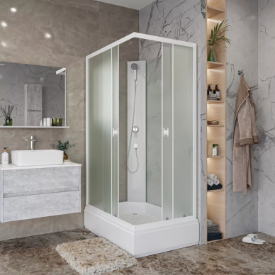 Душевая кабина Niagara Promo (P100/80/26Q/MT/BK) 100x80x195 5
