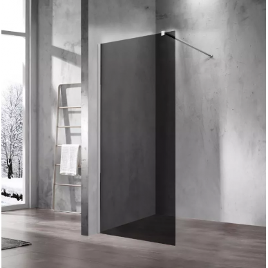 Душевая перегородка Vincea Walk-In (VSW-1H110CG) 110х200 см, профиль хром/стекло тонированное 0