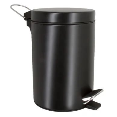 Ведро для мусора Wasserkraft Elbe K-7200 K-633B 3 л, черное матовое 0