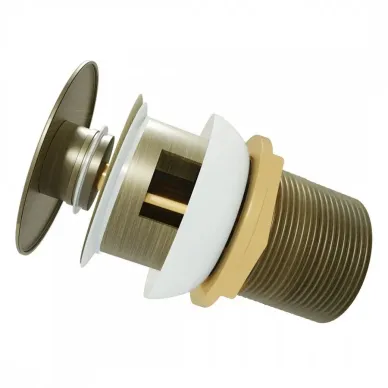 Сливной набор для раковины Teymi Solli T140204 с переливом, click-clack, бронза матовая 9