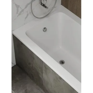 Акриловая ванна Teymi Helmi Pro T30103 170x70, пристенная, белая 6