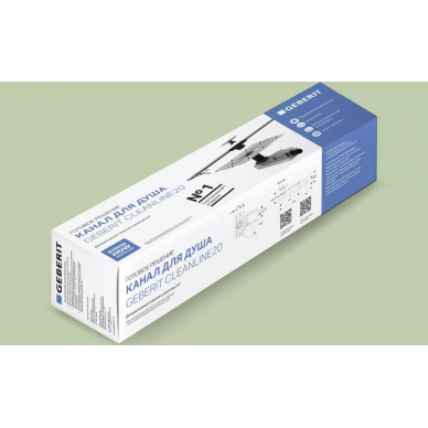 Душевой лоток Geberit CleanLine (152.450.KS.1) (H=90 мм) комплект 2 в 1 (решетка нержавеющая сталь) 6