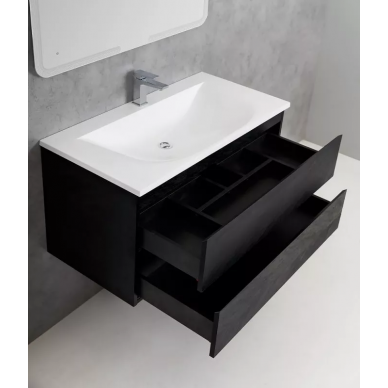 Тумба для ванной Cezares Molveno (MOLVENO-100-2C-SO-NR) (100 см) Nero 6