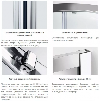 Душевой уголок Wasserkraft Main 41S (41S15) 110х90 см 5