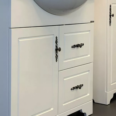 Тумба для ванной Comforty Севилья (85см) (слоновая кость) 5