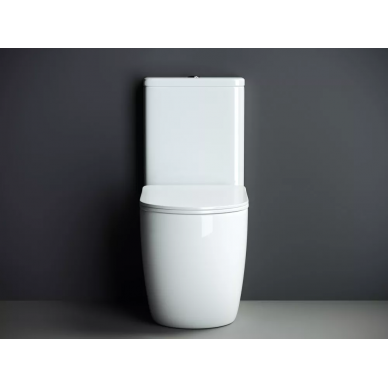 Унитаз напольный Ceramicanova Mia (CN1801) безободковый,  с бачком и сидением микролифт 5