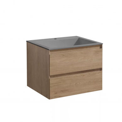 Тумба для ванной Vincea Luka 600 (VMC-2L600NO) (59.2 см) (n.oak) 7