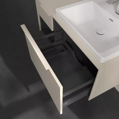 Тумба для ванной Villeroy & Boch Subway 3.0 (C571L2VN) (Cashmere Grey) (100.1 см) с Led подсветкой 7