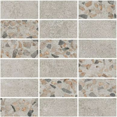 K9498938LPR1VTE0 Beton-Terrazzo Мозаичный микс Темный 30х30 0