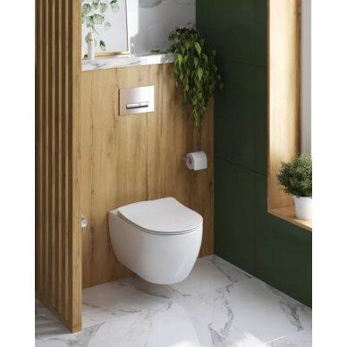 Чаша подвесного унитаза Cezares Comfort (CZR-191-TH/BS) с функцией биде 7
