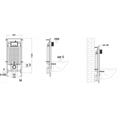 Инсталляция Welt Wasser MARBERG 507 + HEIMBACH 004 MT-BL + MAR 507 SE в комплекте с унитазом, безободковый, с сидением микролифт 5
